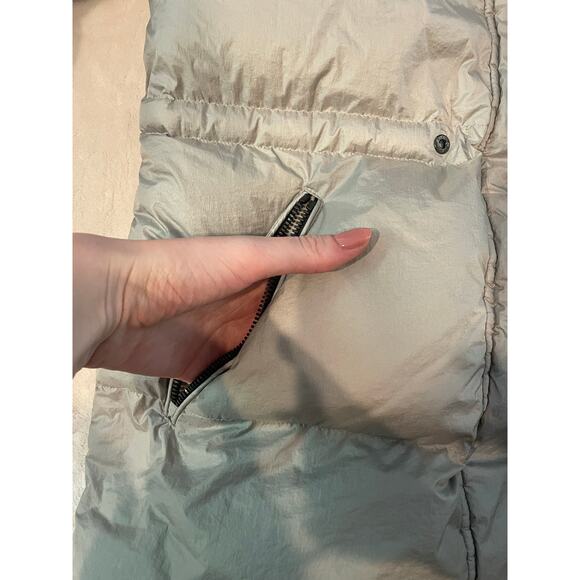 MACKAGE Women's Freya City Light Down Jacket XS Silver/Gray Hooded Puffer - Picture 7 of 16